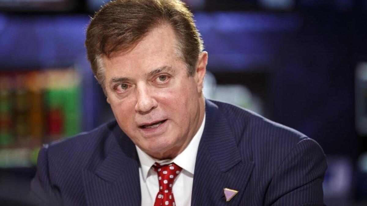 Paul Manafort, seen in July 2016, turned over 305 pages of documents related to the investigation of Russian meddling in the 2016 election to the House and Senate intelligence committees this week.