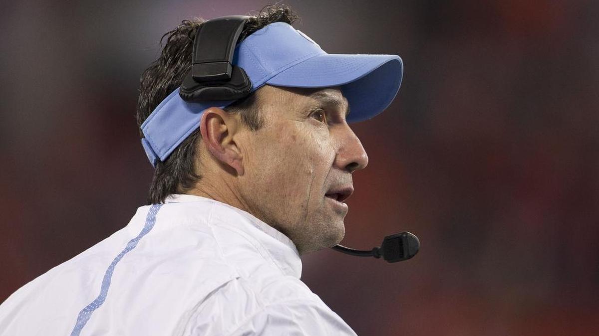 North Carolina football coach Larry Fedora