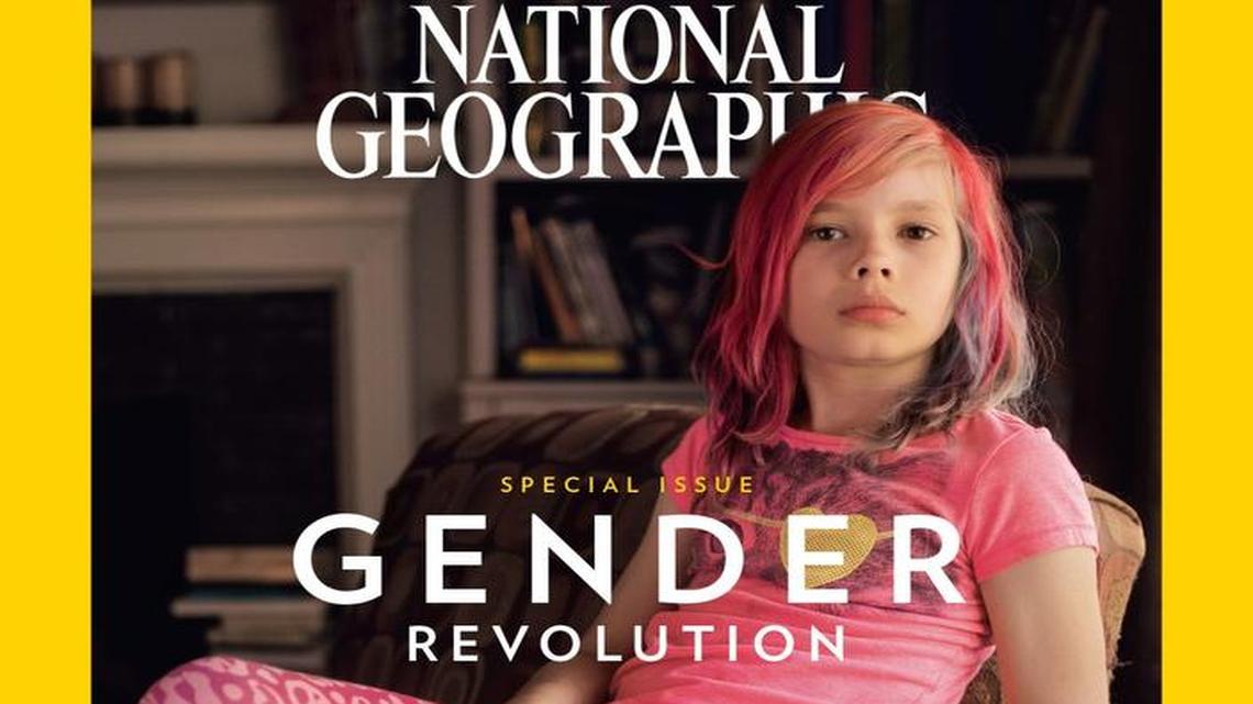 The January cover of National Geographic.