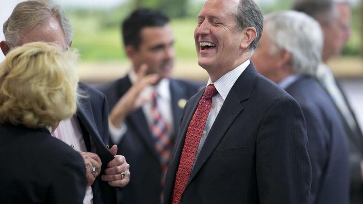 House Bill 2 sponsor Rep. Dan Bishop of Mecklenburg County, right. The legislature came and went without stopping the damage HB2 is doing to North Carolina’s image and economy.