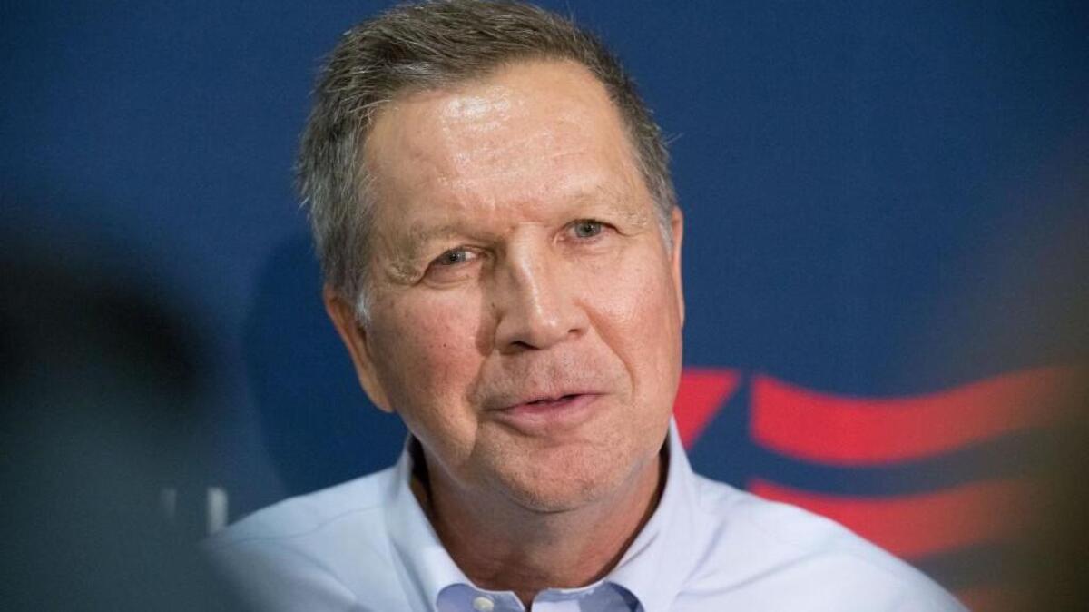By averaging recent polls, Real Clear Politics estimates that John Kasich would beat Hillary Clinton in a November match-up 48 percent to 40.2 percent.