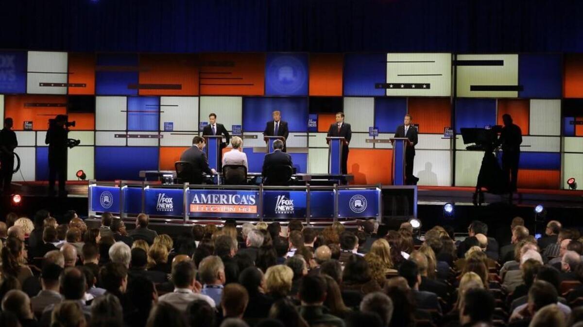 The Republican presidential debate