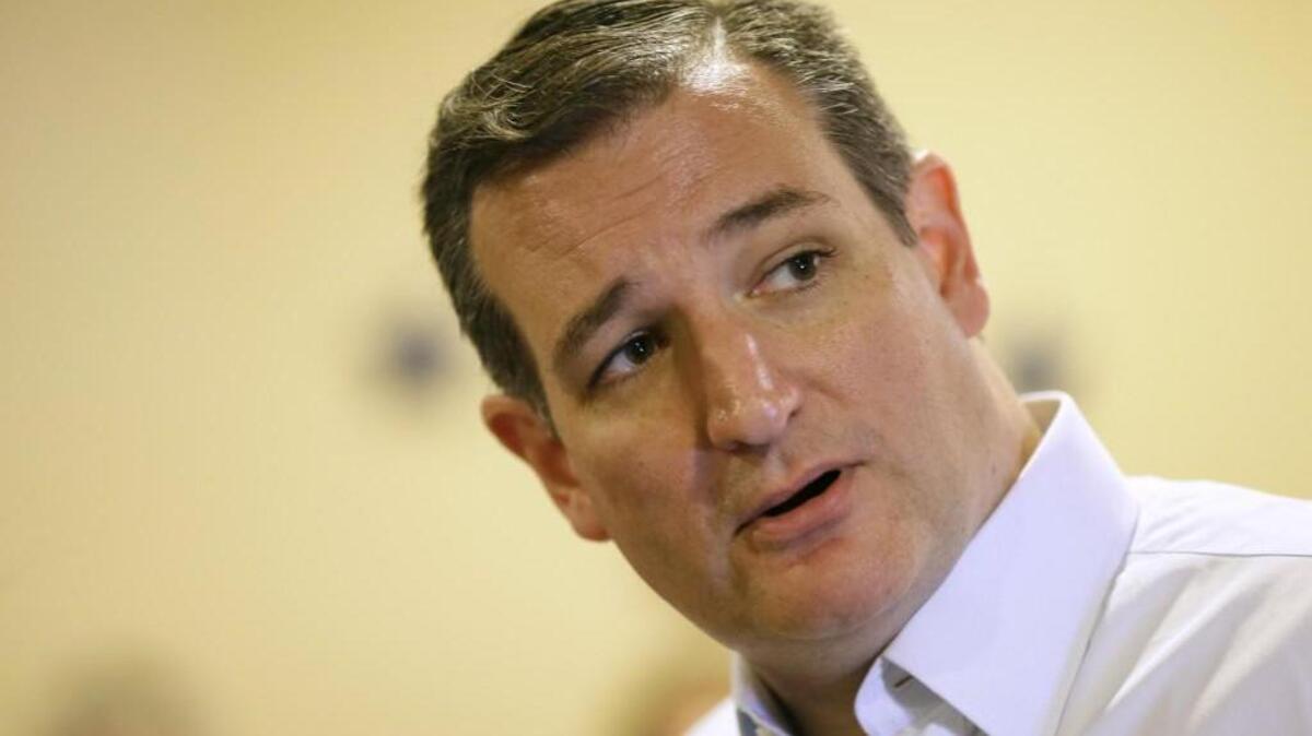 
Republican presidential candidate Sen. Ted Cruz, R-Texas
