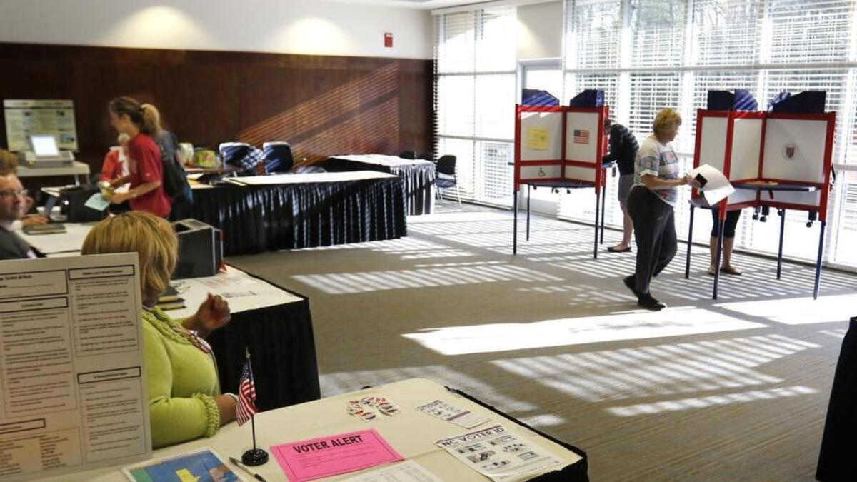 Voting in March at the Glenwood precinct in the Friday Center in Chapel Hill