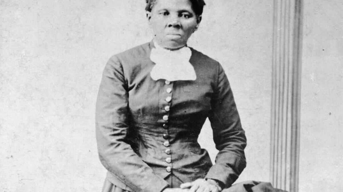 This image provided by the Library of Congress shows Harriet Tubman between 1860 and 1875.