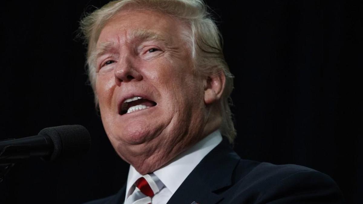 Republican presidential candidate Donald Trump