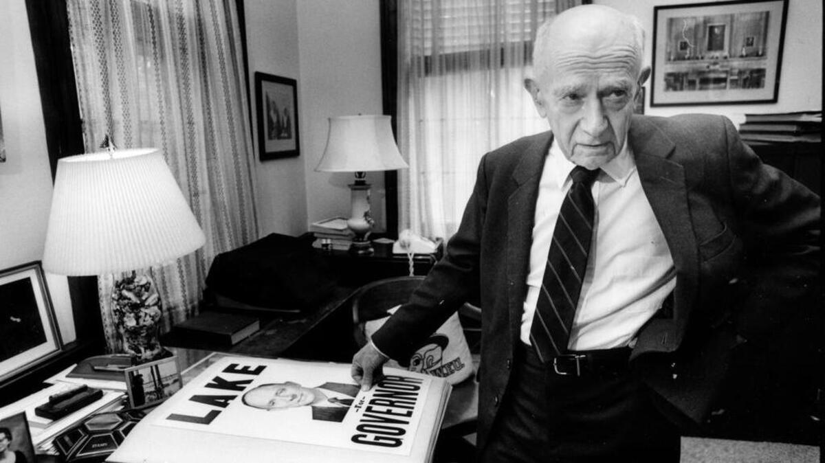 I. Beverly Lake Sr. in 1986