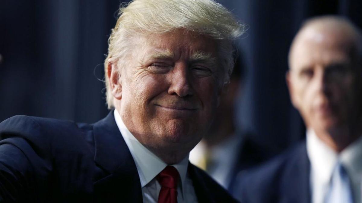Republican presidential candidate Donald Trump