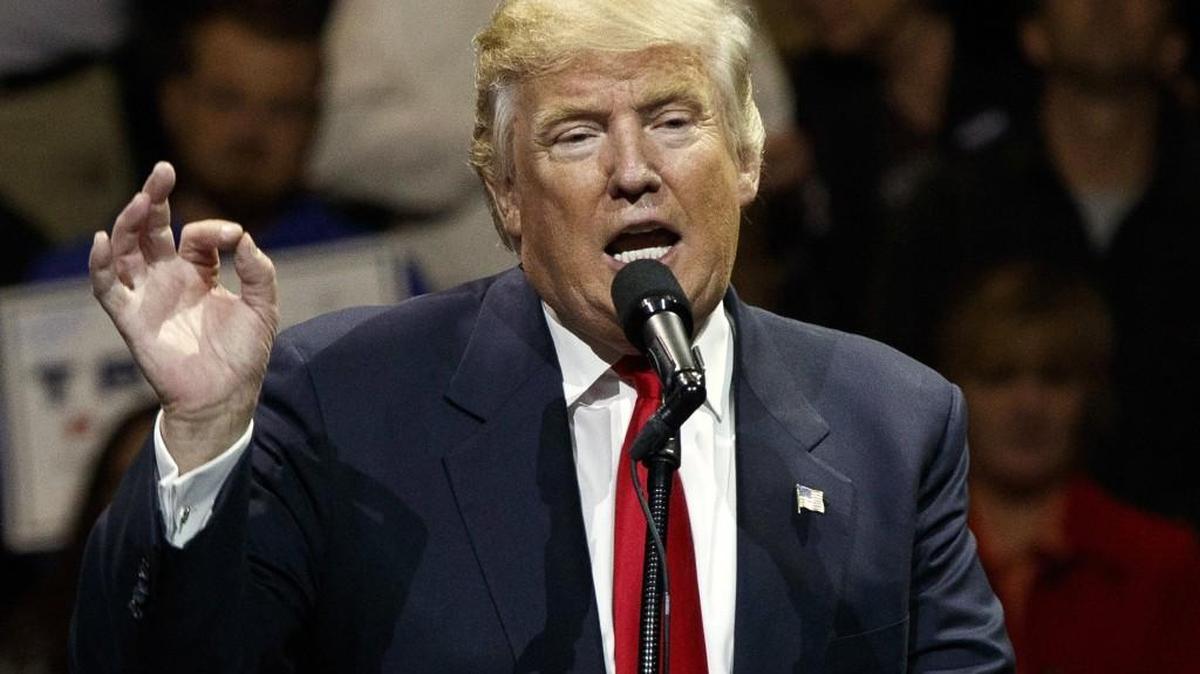 In this Dec. 1 photo, U.S. President-elect Donald Trump speaks during a “USA Thank You” tour event in Cincinnati. Trump spoke Friday, Dec. 2, with the president of Taiwan, a move that will be sure to anger China. It is highly unusual, probably unprecedented, for a U.S. president or president-elect to speak directly with a leader of Taiwan, a self-governing island the U.S. broke diplomatic ties with in 1979.