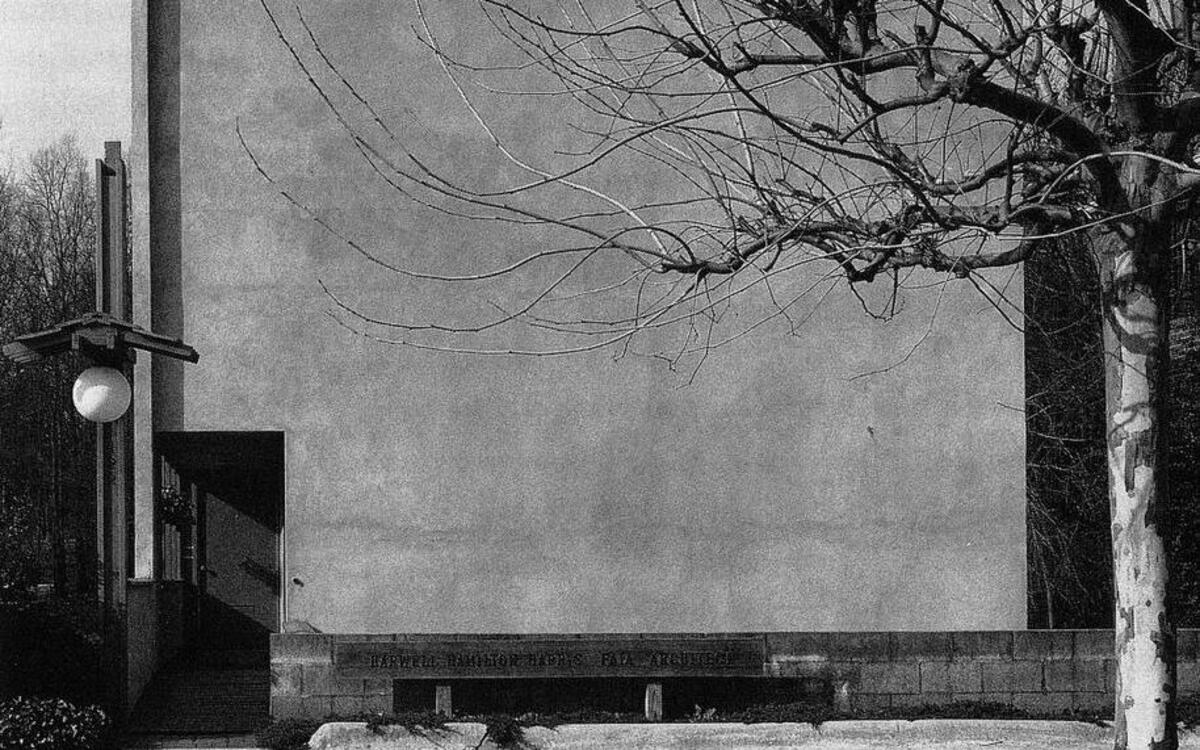 The exterior of Harwell Hamilton Harris’ house on Cox Avenue near the N.C. State campus in Raleigh.