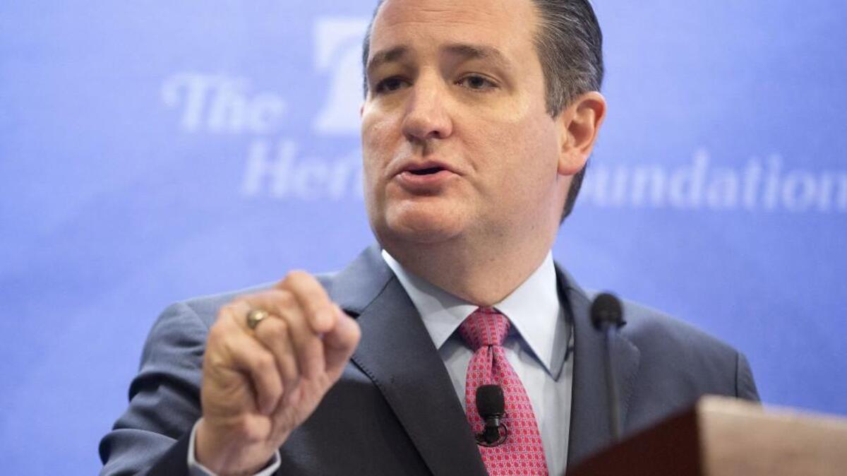 Republican presidential candidate Sen. Ted Cruz, R-Texas