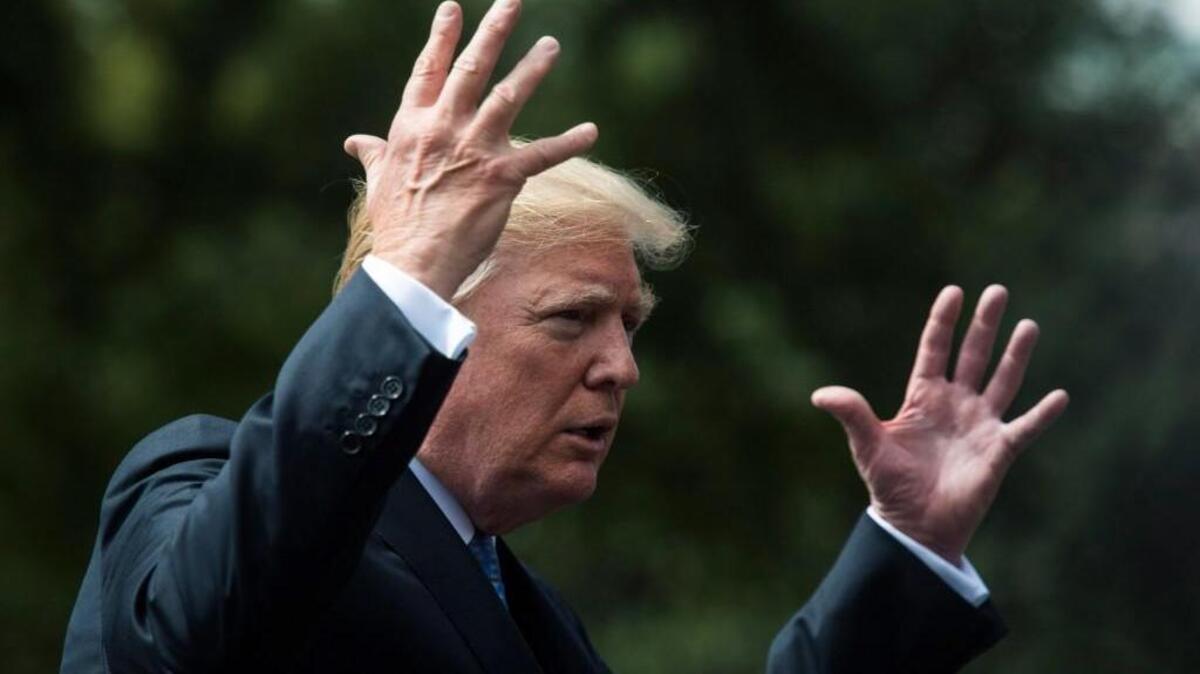 President Donald Trump, shown at the White House on Wednesday, told aides that Sen. Luther Strange, R-Ala., was loyal but "low energy."