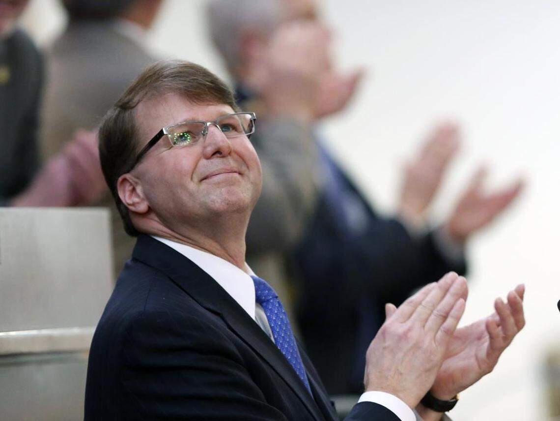 Former N.C. Chief Justice Mark Martin, shown in 2015, reportedly served as an informal legal adviser to President Trump while the former chief executive tried to overturn his election defeat. Martin, according to the New York Times, played a major role in two of Trump’s most controversial legal maneuvers.