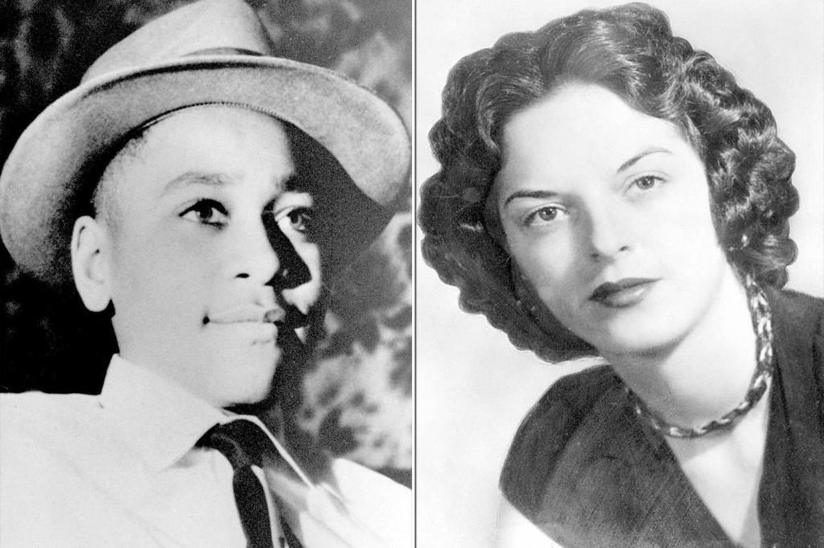 From left: Emmett Till and Carolyn Bryant Donham