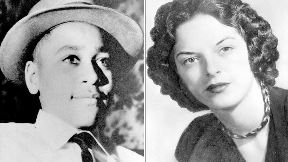 From left: Emmett Till and Carolyn Bryant Donham