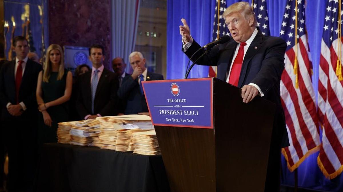 The current political climate could aid in someone, such as Donald Trump, becoming the leader of an authoritarian United States.