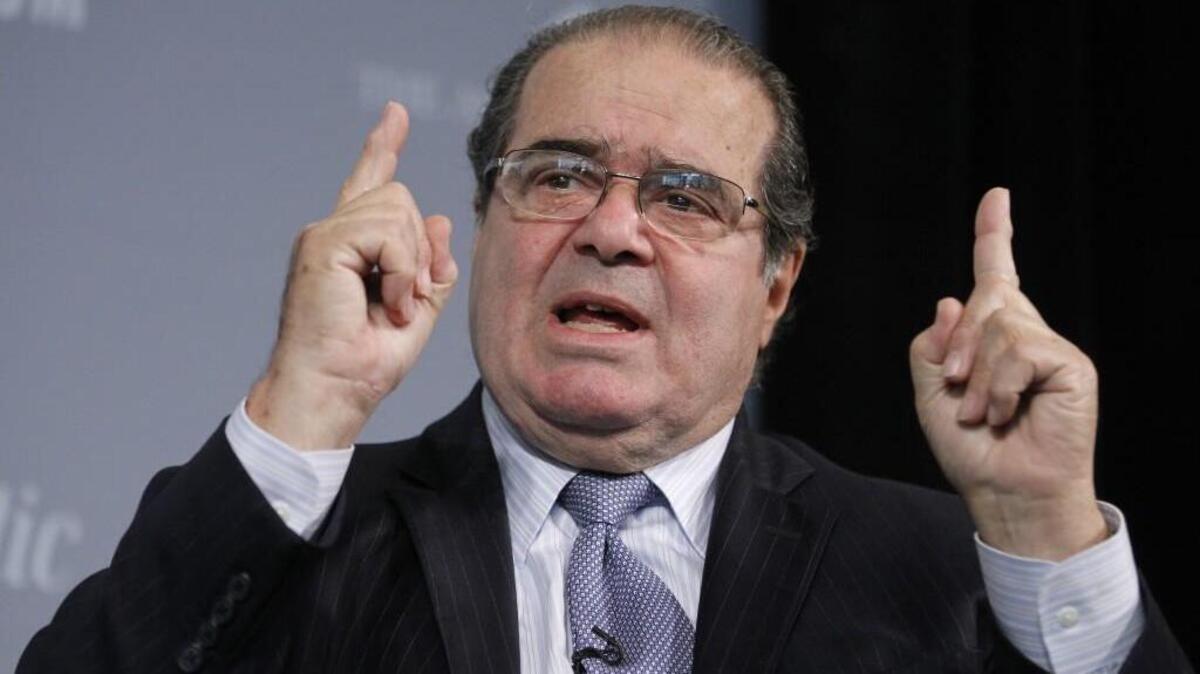 Supreme Court Justice Antonin Scalia died Saturday.