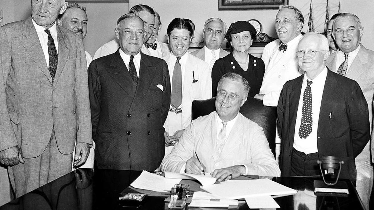 In 1937, President Franklin Delano Roosevelt announced a plan to expand the size of the U.S. Supreme Court, which had repeatedly struck down major provisions of his New Deal economic recovery plan.