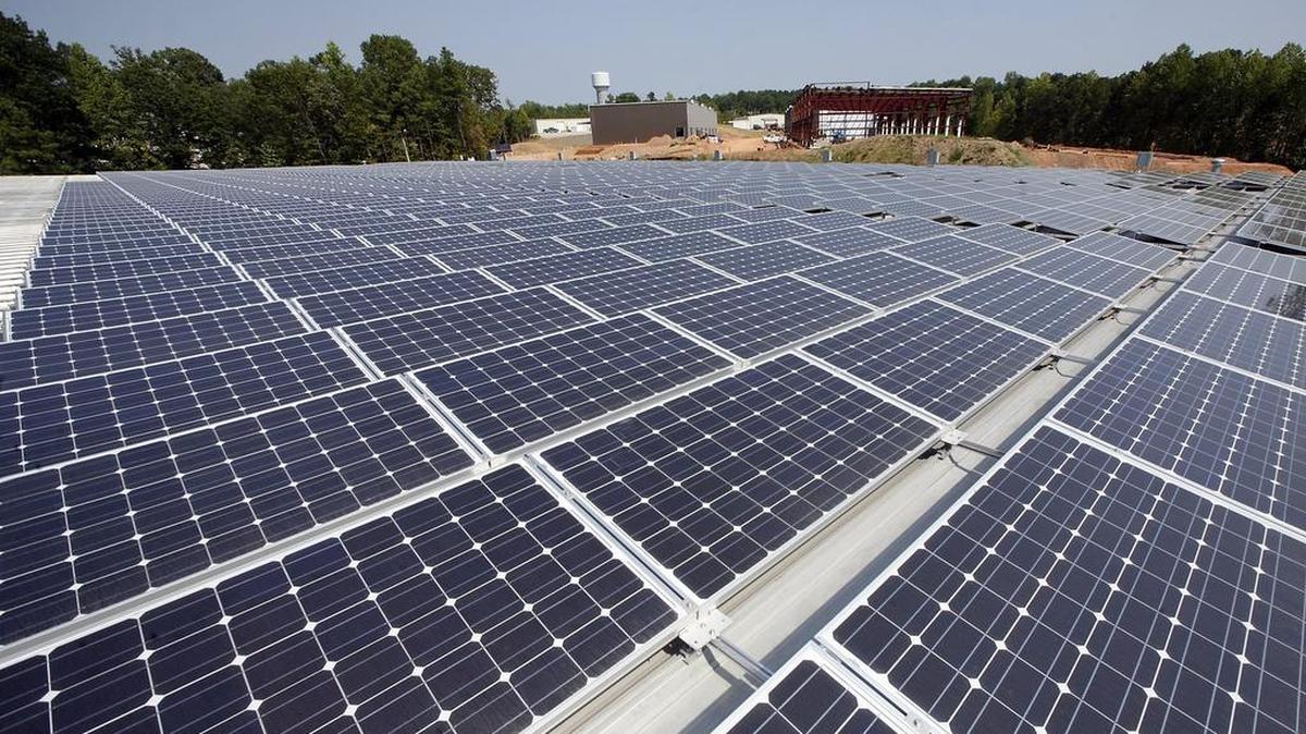 
A 250-kilowatt solar farm in Holly Springs
