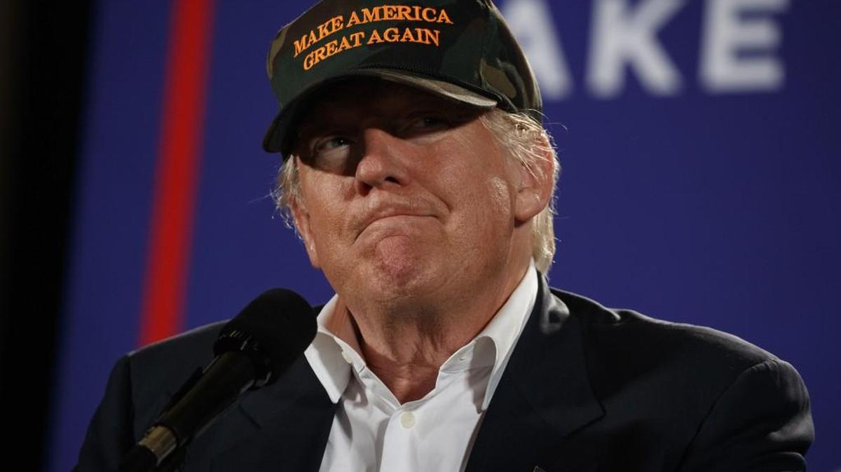 Republican presidential candidate Donald Trump speaks during a campaign rally, Wednesday, Nov. 2 in Pensacola, Fla.