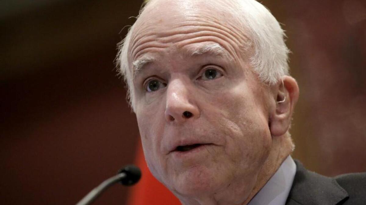 Sen. John McCain ( R-Ariz.)