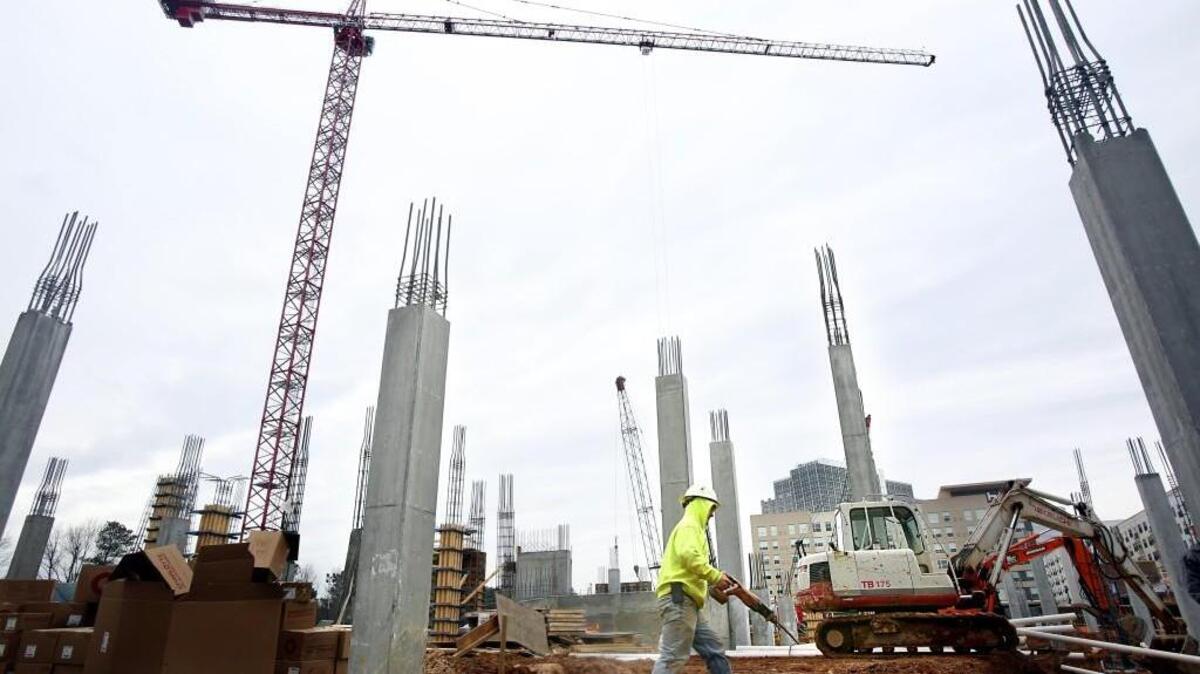 Construction on 113 acres at North Hills includes the Park Central High and Mid Rise Apartments.