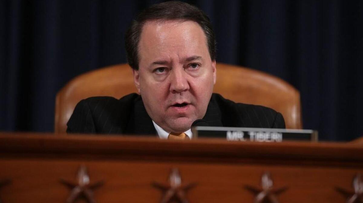 WASHINGTON, DC - OCTOBER 25: Committee chairman Rep. Pat Tiberi (R-OH) speaks during a hearing before the U.S. Congress Joint Economic Committee October 25, 2017 on Capitol Hill in Washington, DC. The committee held a hearing on the economic outlook.