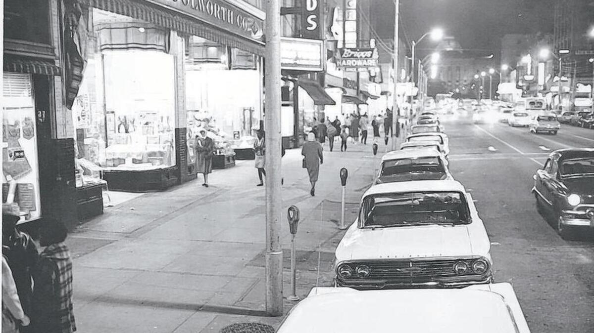Raleigh’s Fayetteville Street in 1962.