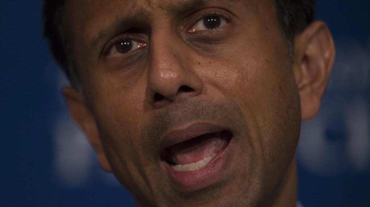 
Republican presidential candidate Louisiana Gov. Bobby Jindal 
