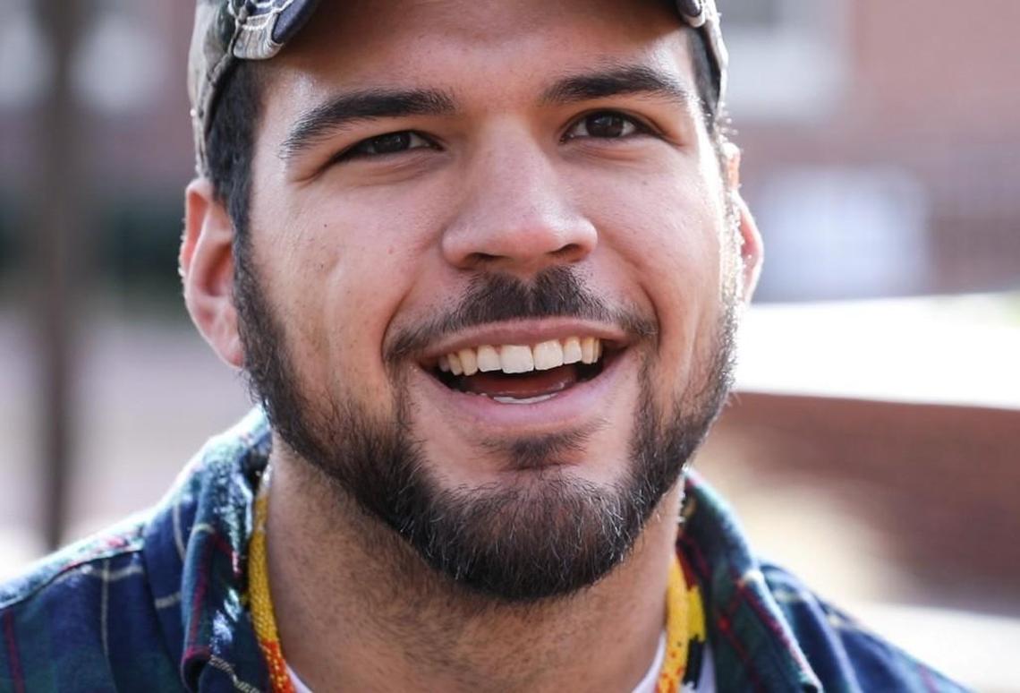 Jacob Aaron Jacobs, a senior at NC State University, is the vice president of Phi Sigma Nu, an American Indian Fraternity.