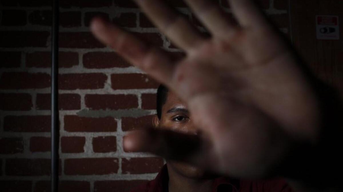 An asylum seeker, who preferred not to be identified, is one of a rising number of asylum seekers looking for refuge in the United States.