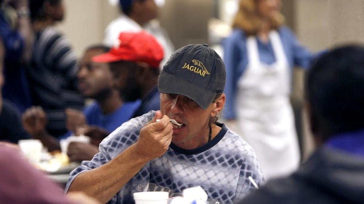 The Shepherd's Table soup kitchen in downtown Raleigh is open Monday to Friday daily.