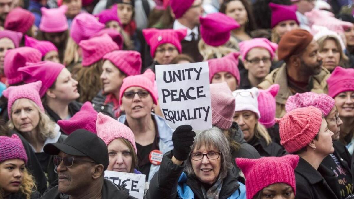 The Women’s March in Washington provided a lot of positive energy.
