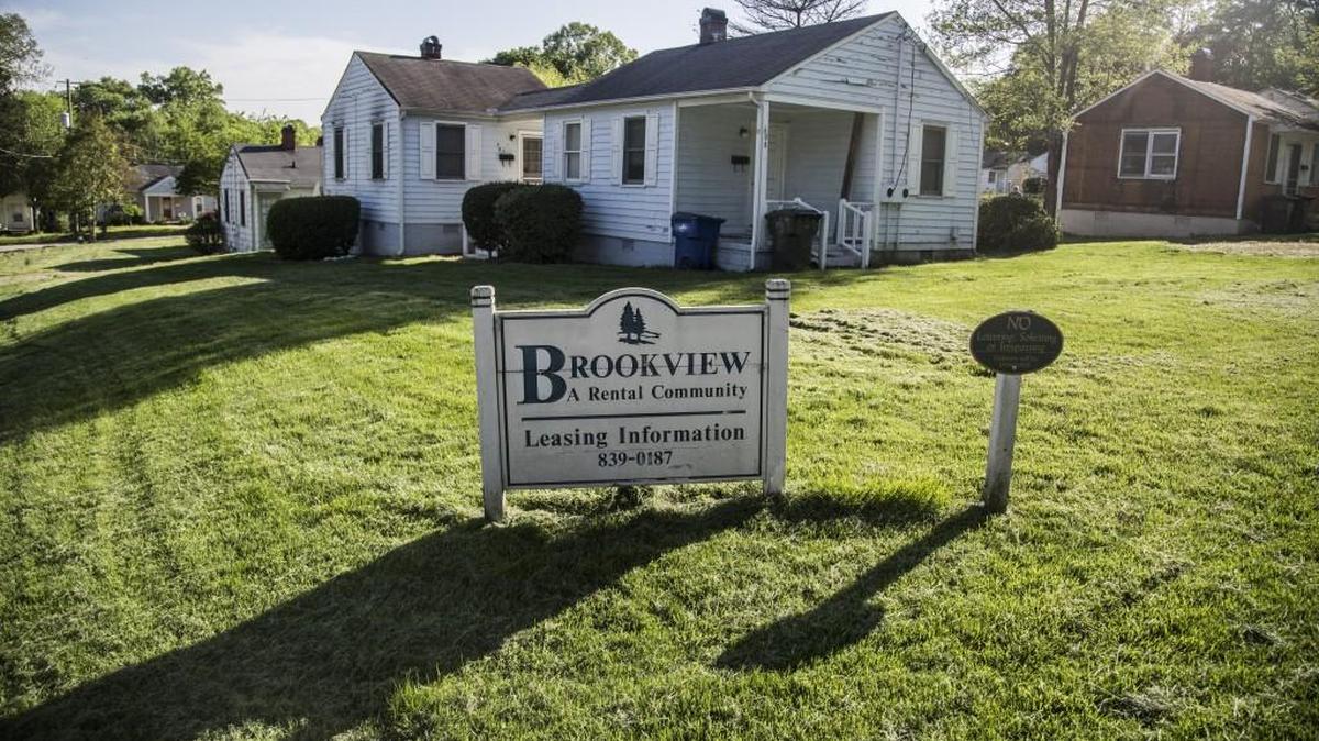 Brookview Apartments in Raleigh were demolished to make way for new upscale single family housing. The amount of affordable housing in and around downtown Raleigh and elsewhere in Wake County is declining as real estate values rise, thanks to a flood of global investment dollars. Fewer traditional starter homes are being built, and affordable rental projects are being redeveloped to target higher income tenants.