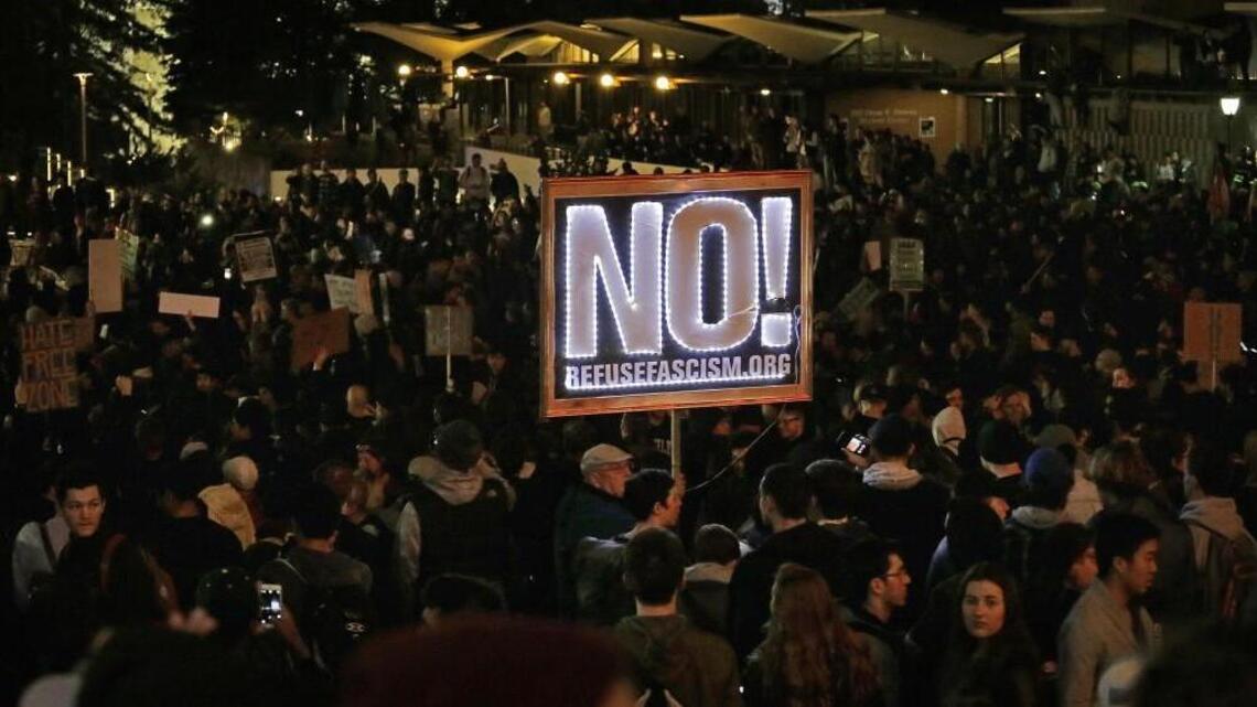 On the left, a rising intolerance for opposing views