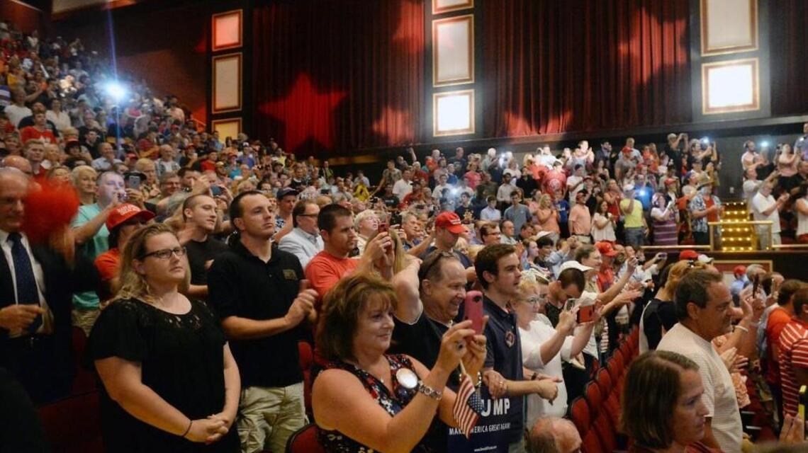 Raleigh crowd gives love to The Donald