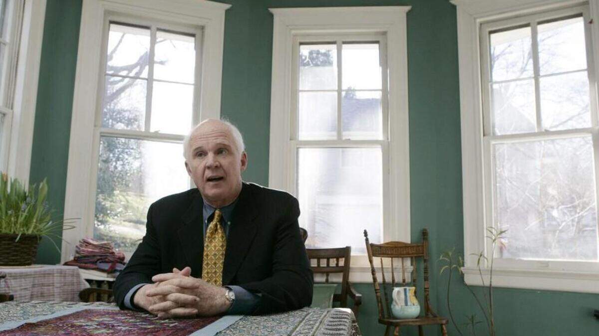 Author Taylor Branch at his home in Baltimore.
