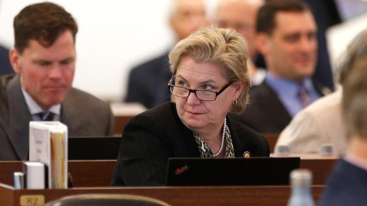 Rep. Deb Butler listens during the House session at the North Carolina Legislative Building Wednesday, Feb. 22, 2017.