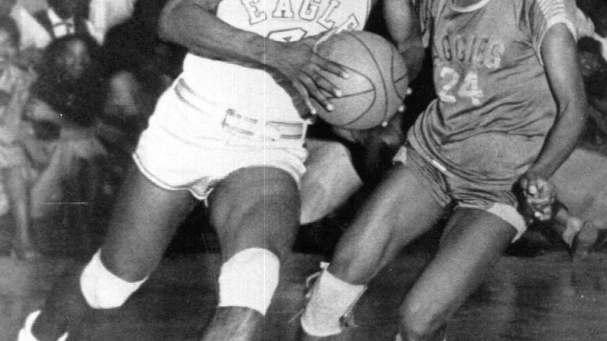 Sam Jones as a player at NC Central.