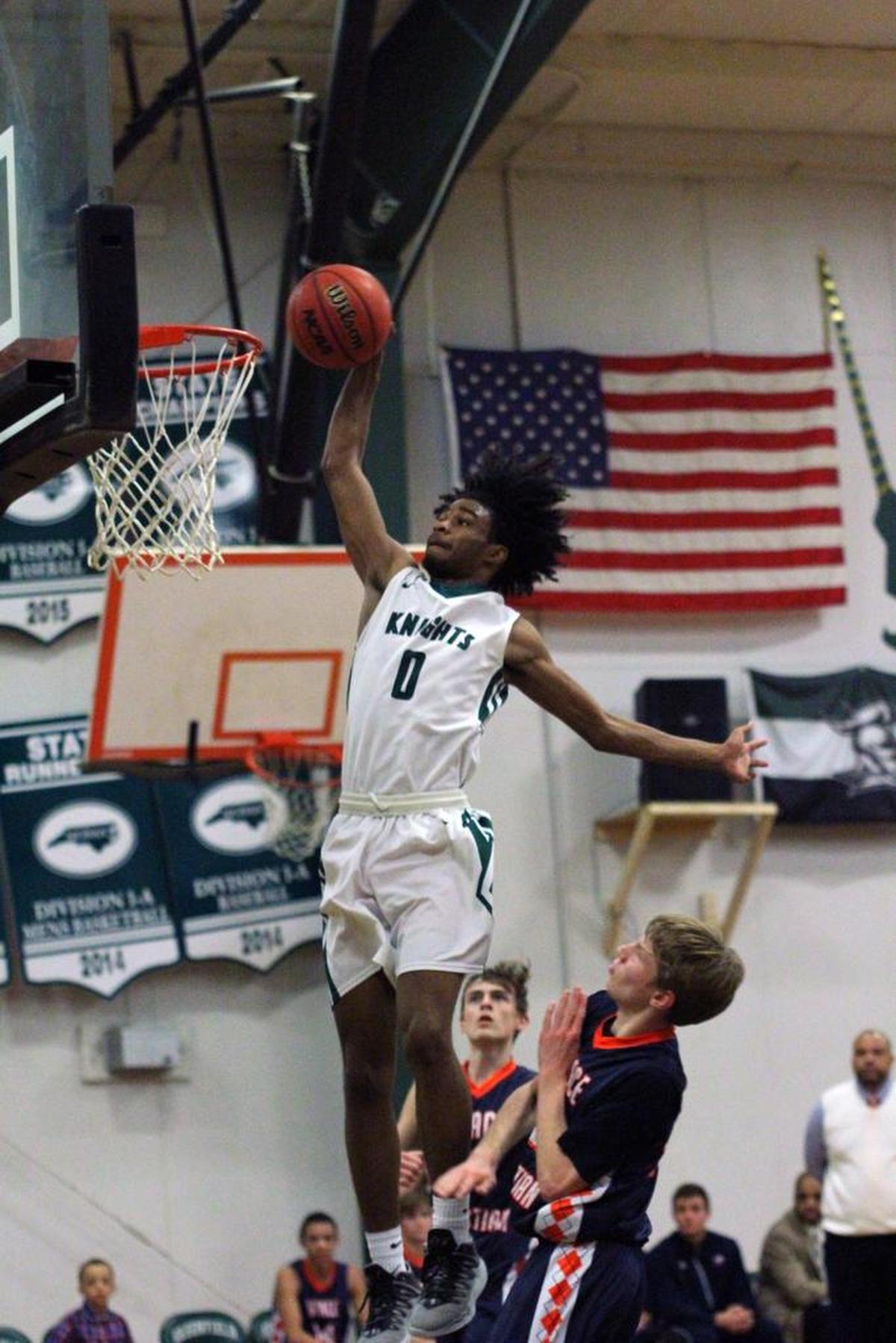 Coby White, a guard at Greenfield School in Wilson, is one of the country’s top high school players and has committed to UNC.