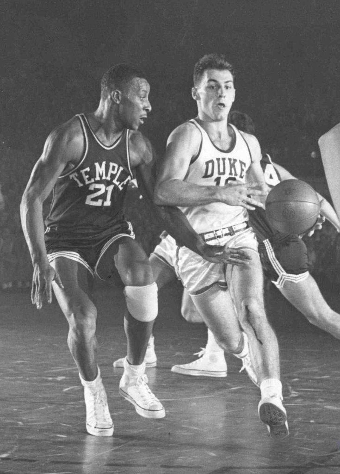 Duke’s Dick Groat playing against Temple.