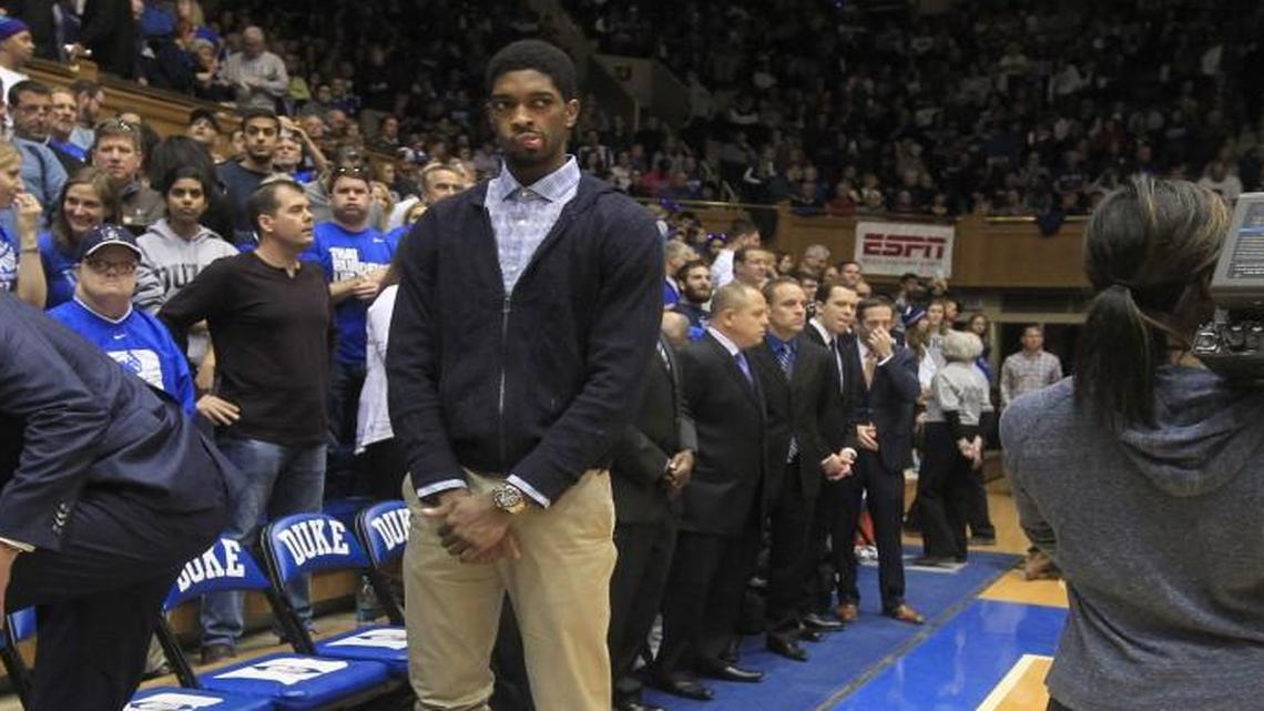 Duke announced Saturday afternoon that Amile Jefferson will not return this season.