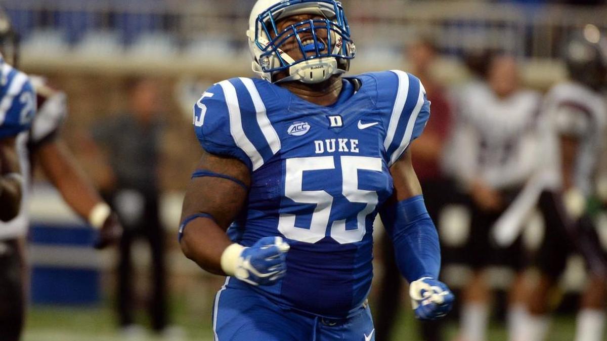 Brandon Boyce, shown, has been dismissed from the Duke football team, the school announced on Tuesday.
