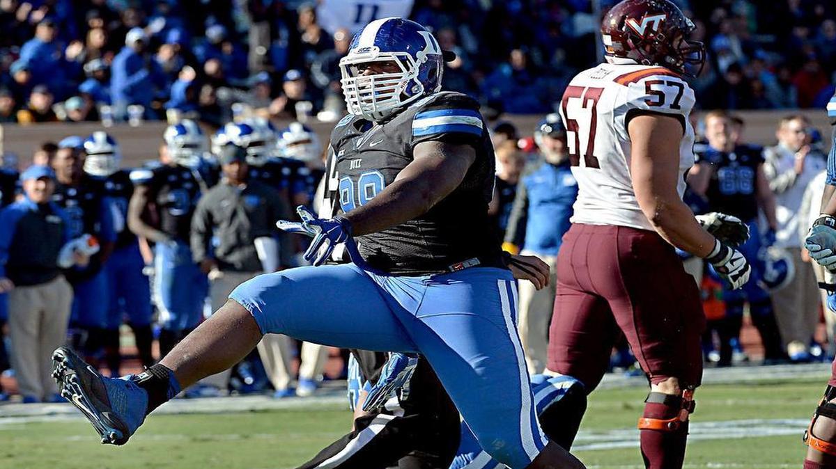 
Carlos Wray is Duke’s only returning starter on the defensive line–he started all 13 games last season—and he is the most experienced of remaining guys by a wide margin. 

