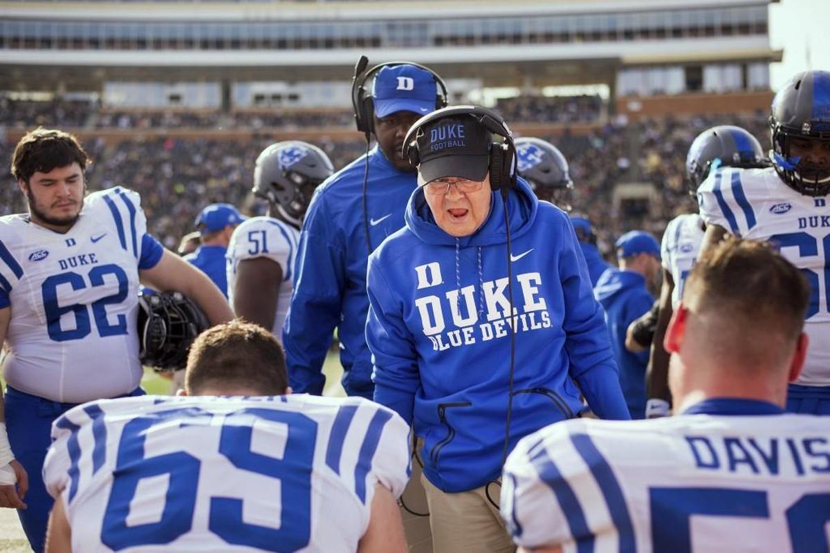 The Duke football program was among the top 10 percent nationally in Academic Progress Rate.