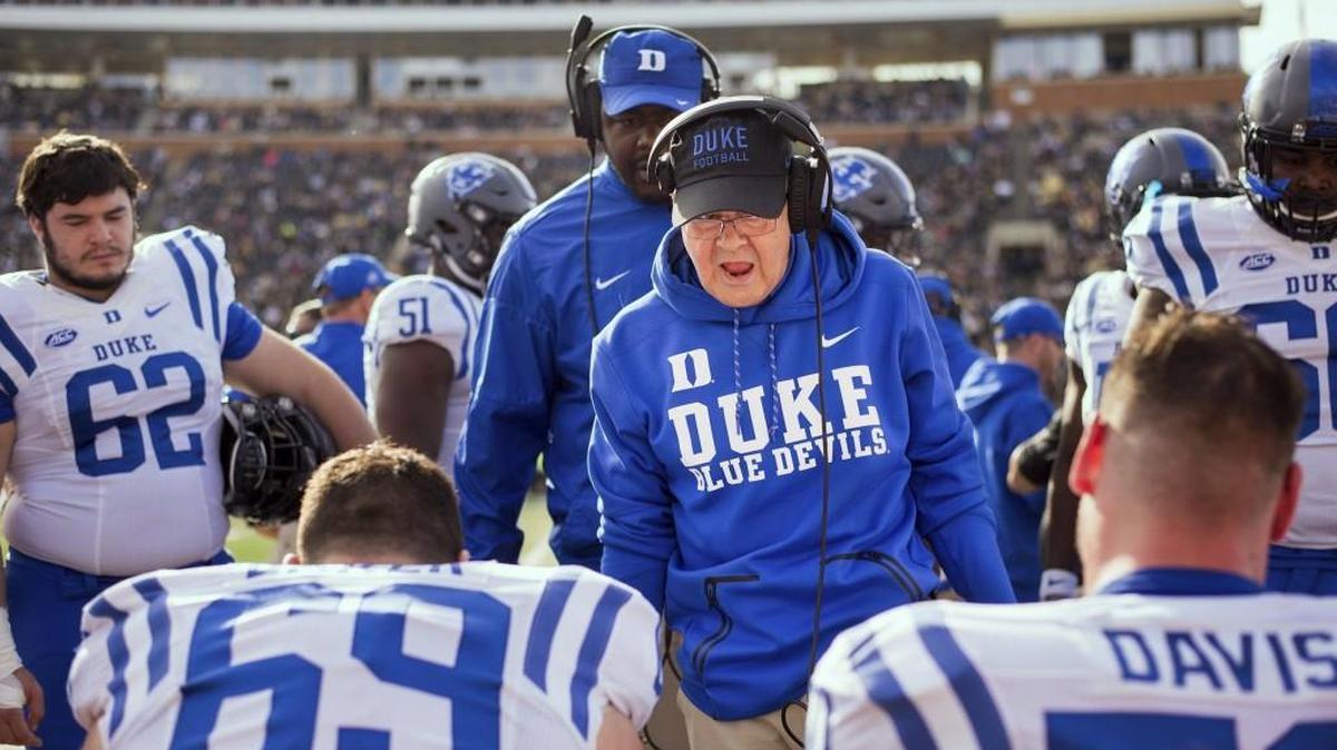 The Duke football program was among the top 10 percent nationally in Academic Progress Rate.