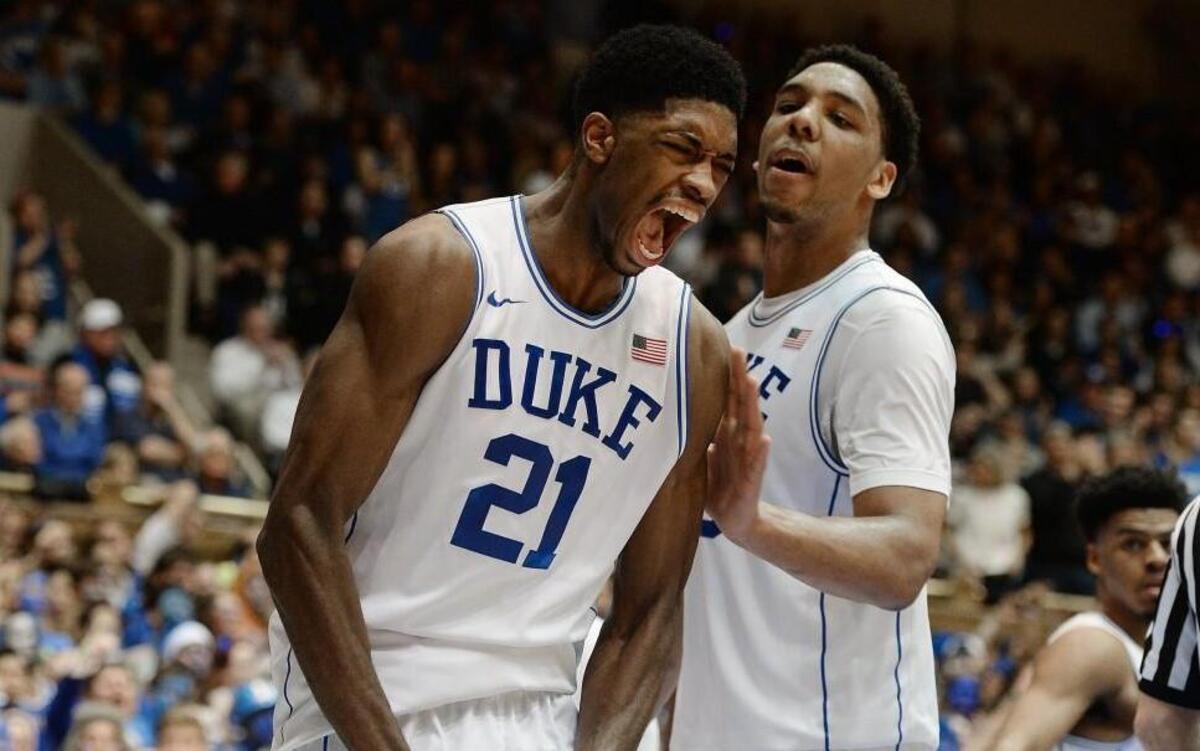 Duke and forward Amile Jefferson, left, could be in the top 10 come spring.