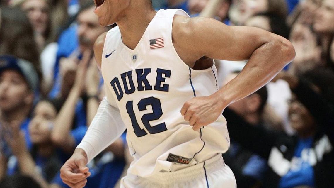Duke’s Derryck Thorntonscored 22 points to lead the Devilsover Florida Southern 112-68 in an Oct. 30 exhibition game.