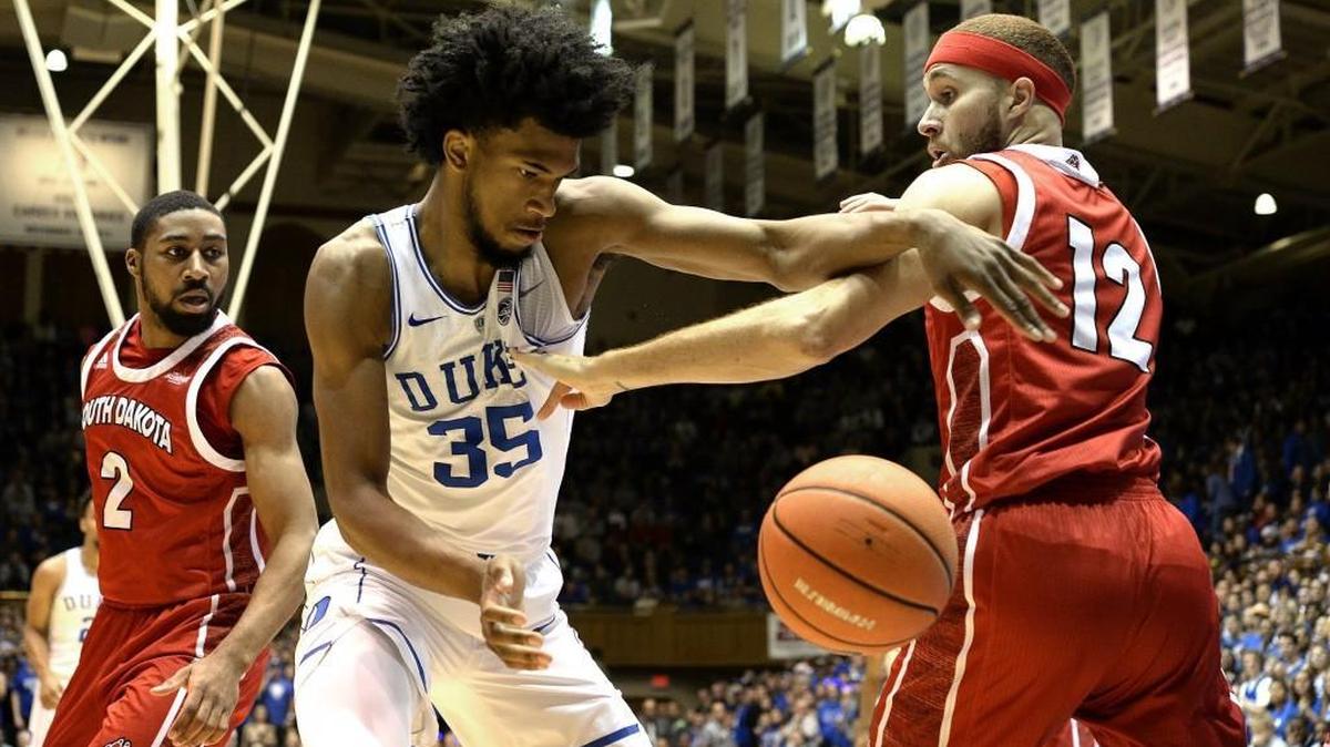 Duke played South Dakota at Cameron Indoor Stadium in Durham, N.C. Saturday December 2, 2017.