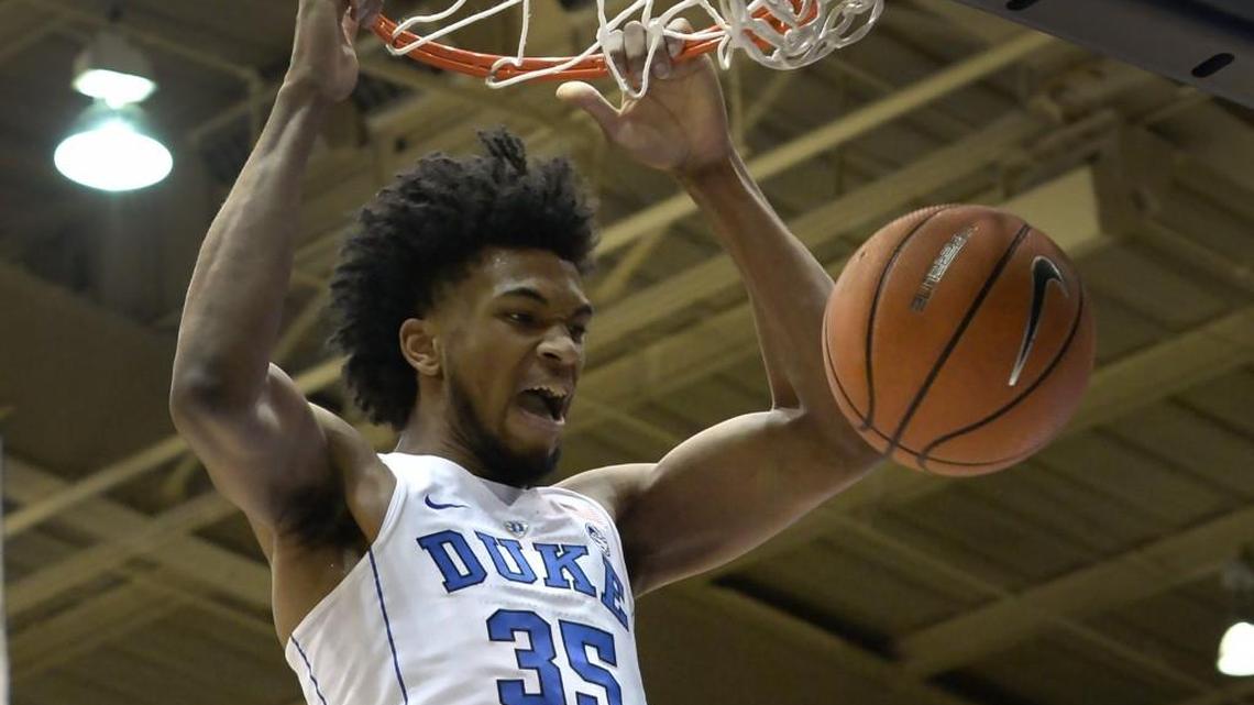 Duke forward Marvin Bagley III, who has missed four games due to a right knee sprain, will return to the Blue Devils Saturday against Syracuse.